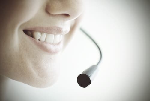 Female telephone operator