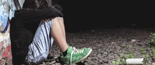 addict hitting rock bottom